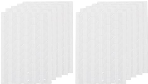 EXINBEICHUAN 1020 PCS Self Adhesive White Photo Corners for Scrapbook & Albums, Clear Edge Stickers for DIY Craft, Picture Mounting Corner Tabs for Journal & Home Decoration