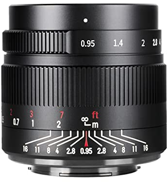 7artisans 35 mm f0,95 stor bländare APS-C spegellösa kameror objektiv kompakt för Sony I A6000 A6300 A6400 A6500 NEX-3 NEX-3R NEX-5T