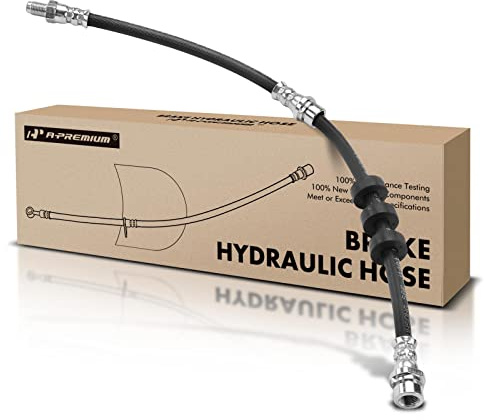 A-Premium Front Brake Hydraulic Hose Compatible with Select Ford, Mazda & Mercury Models - Escape 2001-2007, Tribute 2001-2006, Mariner 2005-2007 - Replace# 7L8Z2078B