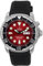 RATIO FreeDiver Heliumsichere Taucheruhr, Saphirglas, automatische Taucheruhr, 1000 m wasserdicht, Taucheruhr für Herren, rot, Taucher