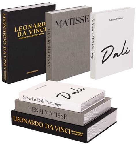 Linen Decorative Books for Home Decor Set of 3, Faux Books as Storage Boxes | Aesthetic Large Neutral Fake Book Box for an Elegant Coffee Table, Mantel, Bookshelves, Entryway Styling as Fall Decoration