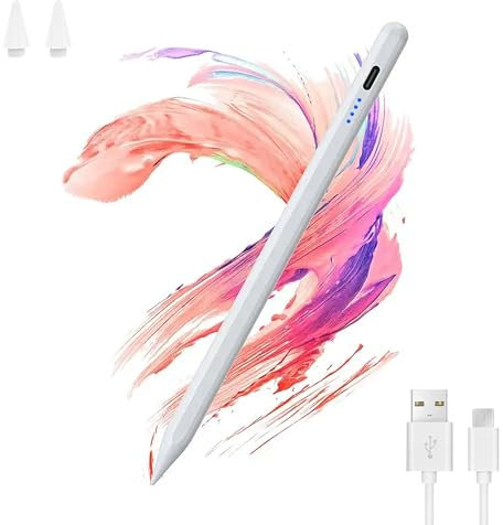 Boulton Stylus Pen for Android – Stylus Pens for Touch Screens with Tilt Sensitivity, USB-C Charging and Replacement Tips – Android Touch Screen Pens compatible with Phone and Tablet