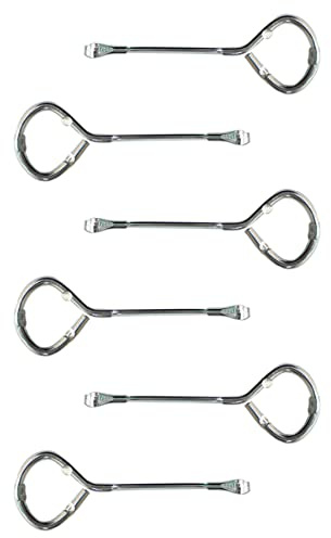 Tofficu 6 Pièces Ouvre Boîte Multifonction de Outils pour Canettes Pots de Peinture et Bouteilles Outils Robustes et Durables pour Utilisation Facile et Confortable