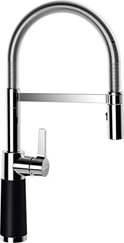 SCHOCK Küchenarmatur SC-550 Puro – Hochdruck Armatur CRISTADUR mit Festauslauf und Standard Norm-Anschlüssen