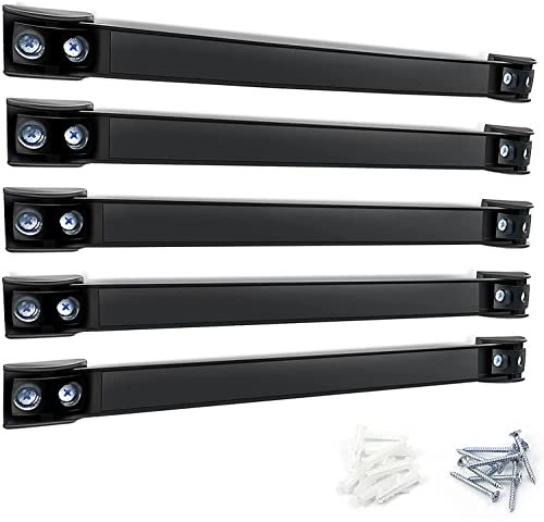Set di 5 Barre Magnetiche per Attrezzi, 30 cm, Forte Barra Magnetica, Supporto Magnetico per Attrezzi da Parete, Barra Magnetica per Attrezzi da Garage