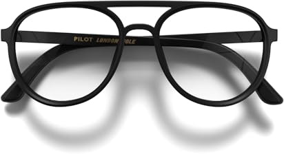 LONDON MOLE® Pilot Lunettes de lecture fines et légères | Cadre classique de type pilote | Des lecteurs raffinés et intemporels | Unisex | Charnières à ressort