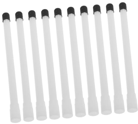ARTSEWPLY Prolunga Valvola Pneumatico in Plastica Bianco 125mm 10 Pezzi per Pneumatici Doppia Ruota Compatibile Camion e Camper