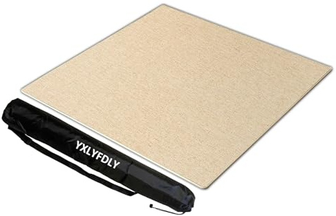 YXLYFDLY Tapete de juego plegable Mahjong, antideslizante y lavable, con bordes sellados (90 cm)