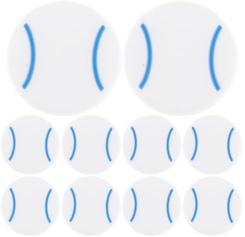 Alipis Lot de 10 amortisseurs de Vibrations pour Raquettes de Tennis : amortisseurs de Chocs en Silicone pour balles – Accessoires de contrôle des Vibrations pour Raquettes de Tennis