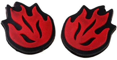 YiNLuax Amortiguador de cuerda de tenis de silicona en forma de llama, amortiguadores de raqueta para raqueta y cuerda, amortiguadores de vibraciones de tenis, squash, amortiguadores de golpes, 2