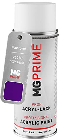 MG PRIME Pantone 2607C Purple/Violet bombe aérosol 400 ml brillant séchage rapide