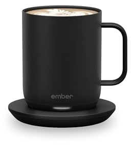 Ember Temperature Control Smart Mug 2, 10 Oz, App-Controlled Heated Coffee Mug with 80 Min Battery Life and Improved Design, Black