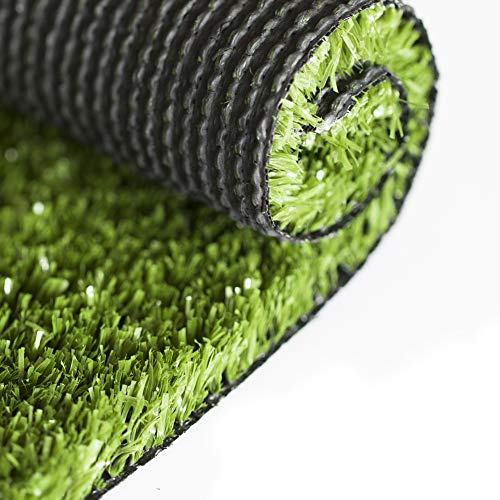 SunVilla Artificial Grass,10' x 20' Artificial Rug/Mat, Realistic Indoor/Outdoor Rubber Back Turf for Garden, Patio, Fence, Garden, Wall Decoration 10FTx20FT (200 sq ft)