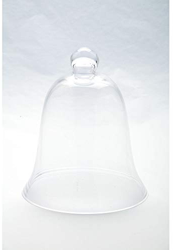 12 Clear Hand Blown Decorative Glass Bell Jar