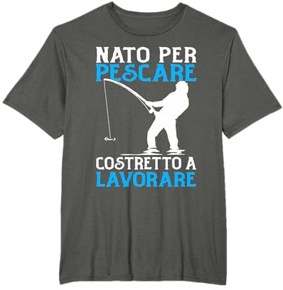 Abbigliamento da Pesca Regalo per Pescatore Maglietta