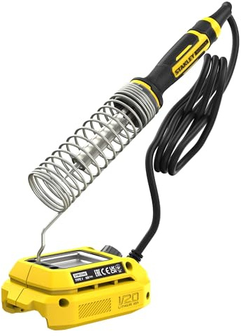 Soldador - 18 V - 204 �C a 484 �C - Rango V20 - STANLEY FATMAX, SFMCE040B-XJ