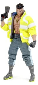 Jada Toys Cyberpunk Edgerunners Figura David (17 cm) - Personaggio mobile da collezione e action con testa alternativa, mani e accessori, per fan e collezionisti a partire dai 15 anni in su