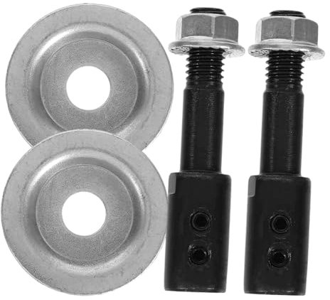 ERINGOGO 2 Juegos Biela para rectificado de banco Accesorios para motor Barra de esmerilado muelas caña Pulido Eje de extensión de amoladora angular eje de extensión de la amoladora acero