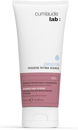 Cumlaude Lab - Origyn Hygiène Intime Quotidienne, Gel Nettoyant Doux, Action Hydratante et Protectrice, avec Acide Hyaluronique, Acide Lactique et Prêle - 100 ml