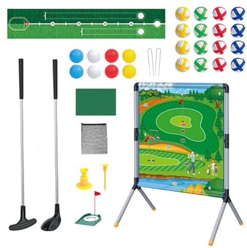 Generico Golf Game Set, Bärbar Interaktiv Träning Förälder Barn | Golf Training Kit Chipping Spel | För Golfare Fru Make Son Dotter Män Kvinnor Pojkar Tonåringar
