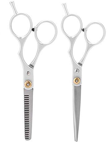 Forbici dentali professionali per taglio dei capelli / Cesoie per parrucchiere / Set di confezioni da 2 in 1 per la famiglia Baber Salon(#03)