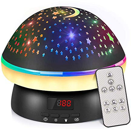 Kinder Spielzeug für Jungen Mädchen 2-9, Timer Rotation Stern Projektor Nachtlicht für 3-8, Geburtstagsgeschenke für 4-10 Jahre, Party Raum Dekoration Lampe Weihnachten Strumpffüller für Alter 4-9