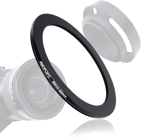 Anillo convertidor de objetivo de 95 mm, anillo de filtro de cámara de 82 mm, compatible con todos los objetivos de cámara de 95 mm a 82 mm, accesorios ND,CPL, de material fresado CNC (95 mm-82 mm)