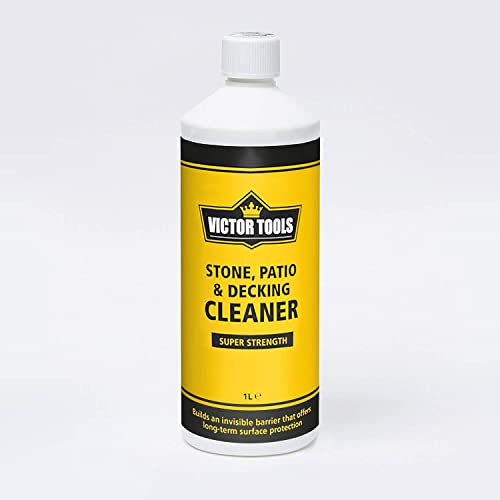 Patio, Decking, Stone & Brick Cleaner Wash | Dirt Grime Algae Moss | 1L