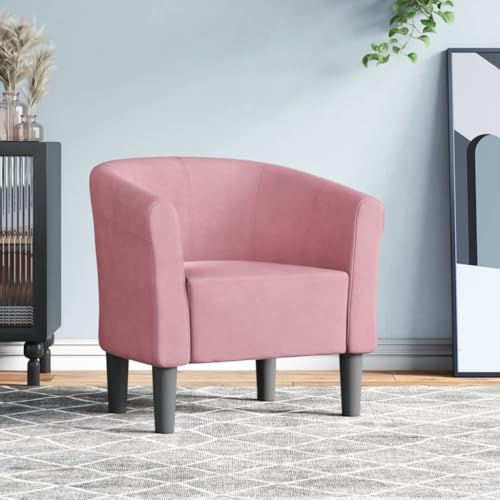 ZQQLVOO Poltrone relax Poltrona reclinabile Pouf camera da letto Poltrona Cabriolet Rosa in Velluto