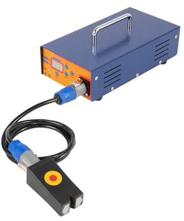 Kit de reparación de abolladuras para coche, 220 V, 1380 W, inducción electromagnética, herramienta de reparación de abolladuras, con caja de herramientas