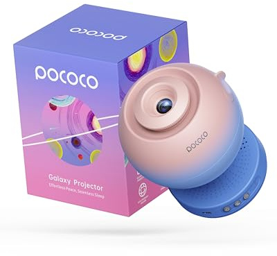 POCOCO Lampada Proiettore Stelle, Planetario Per Bambini, Planetario Proiettore, cielo stellato soffitto, Ceiling Star Projector, Home Planetarium for Children and Adults for Bedroom