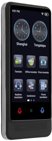 Tosuny Traductor de Idiomas con IA, Traducción en Tiempo Real con 98% de Precisión, 138 Idiomas Admitidos, Traducción de Fotografías por Voz sin Conexión, con Asistente de IA, para