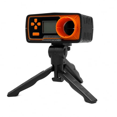 ACETECH AC5000 Chronograph with Mini Tripod Airgun Speed Tester Muzzle Velocity Meter ROF Tester LCD Display Memory Function