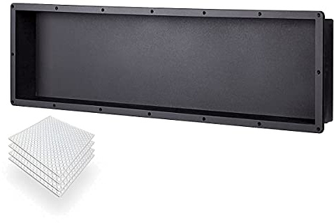 Co-Chris ABS Huge Recessed Shower Niche 14׵0 Bathroom Niche Ready for Tile and Easy Installation with Mosaic Mesh DIY for Your Bath