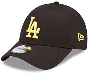 New Era Los Angeles Dodgers MLB League Essential Black 9Forty Adjustable Cap - One-Size