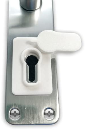 Decoralin Standard-Schlüsselloch-Zugluftstopper, Schlüsselabdeckung, traditionelle Türschlösser, 2 Stück