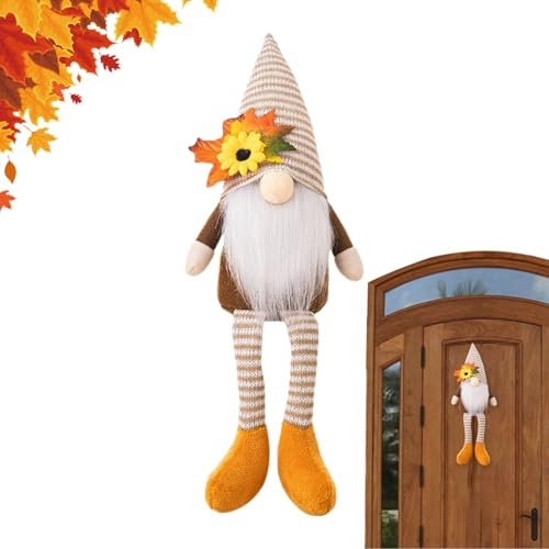 Halloween Dvärg Docka Böjbar Solrosdocka Dekoration | Tomte Halloween Dekoration Avsedd för Och Hushåll Höst Thanksgiving Jul Helgdagar Café Familjen Och Vänner