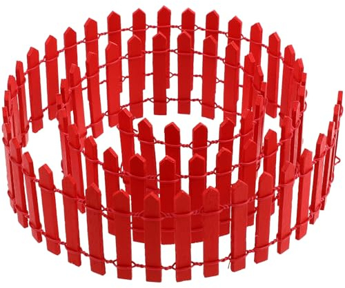 Levemolo Staccionata in Legno Mini per Decorazioni e in Miniatura Recinzione Rustica per Case delle Bambole e Paesaggi Micro Accessorio per Progetti Creativi e Giochi Educativi