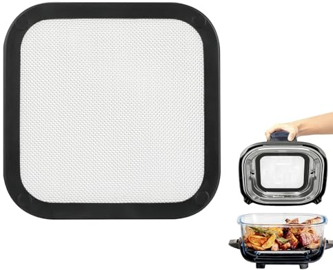 VINATO Paraspruzzi in Acciaio Inox per Ninja CRISPi FN101, Magnetico Protezione Anti-Grasso a Maglia Fine – Resistente al Calore, Facile da Pulire, Accessorio per Friggitrice ad Aria
