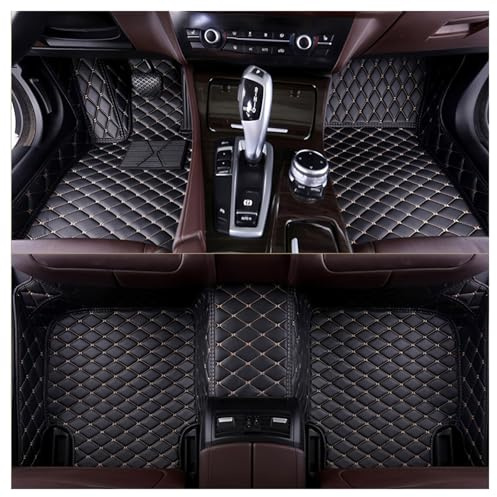 Tappetini Auto per KIA Sorento,2015-2017,Materiale Pelle, Impermeabile e Resistente All'Usura, Protezione Tutte le Stagioni, Copertura Completa
