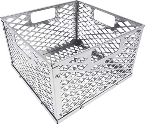 Charcoal Firebox Basket for Oklahoma Joe's Highland Bandera Longhorn. Fits Most Offset Smoker Grill, Stainless Steel, 12 x 12 x 7.5 Inches