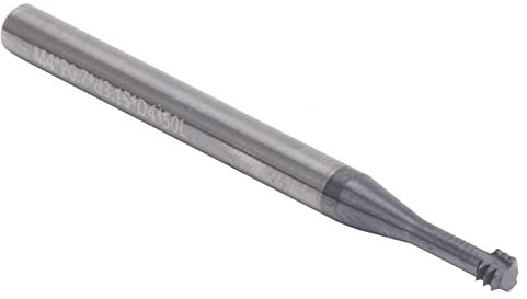 Different Gift Metric Thread Milling Cutter, Tungsten Steel Thread Milling Cutter 3 Tooth Thread Milling Cutter CNC Hand Tool M4x0.7xD4x50 for Industrial Supplies