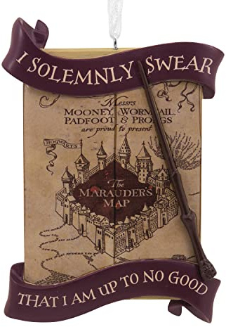 Hallmark Harry Potter Marauder's Map Christmas Ornament