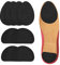 WLLHYF 4 Paare Schuhsohlenschützer Rutschfeste selbstklebende Schuhpads Wiederverwendbare rutschfeste Schuhgriffe Rutschfeste Sohlenschützer Aufkleber für Frauen Männer