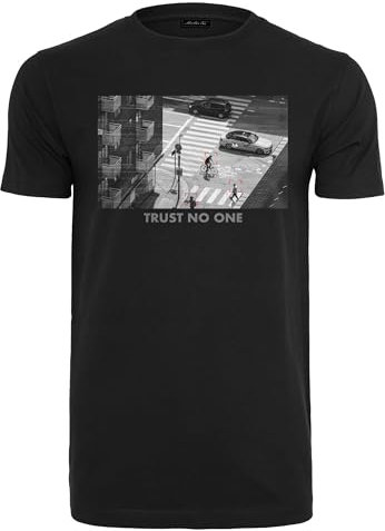 Mister Tee Herren T-Shirt Trust no one Tee Black XL