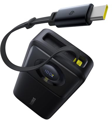 Baseus Free2Pull 20k 65W Cavo Nero