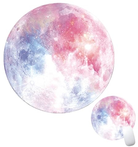 MEXRUMI 1 Pieza Alfombrilla Ratón Ronda,Alfombrilla Ratón,Alfombra Raton Gaming,Alfombrilla Pc,Alfombrillas Para Ratón,Alfombrilla De Ratón,Para Movimientos De Alta Velocidad