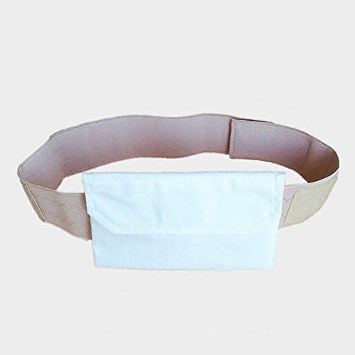 CANDYANA Péritonéal Protection Dialysés Abdominale Ceinture Perforation Catheter Fixation Réglable Catheter De Stockage Élastique avec 2 Pièces,XL