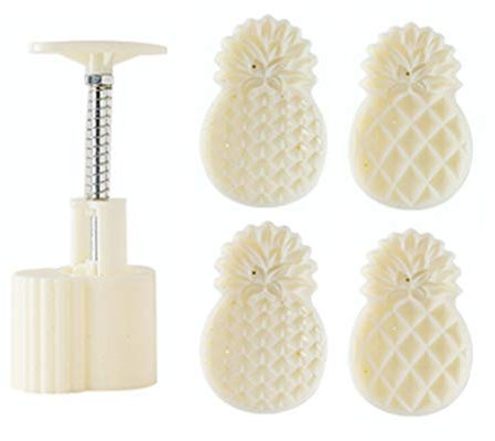 BaoFufc Stampo ananas taglierina biscotto stampo stampo torta accessori di cottura a pressione a mano accessori da cucina utensili da cucina stampi per torta di luna di cottura