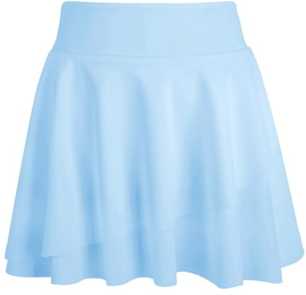 Bezioner Tenniskjol flickor veckade golfkjolar skola skate-kjol hög midja shorts för flickor